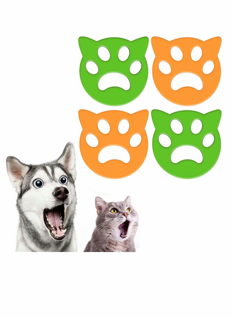 KASTWAVE Pet Hair Remover, 4 Pcs Remover for Clean Laundry Dog Hair Catcher  - Image 1