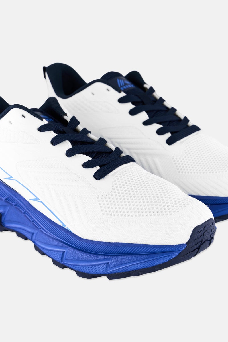 RBX Men Lace Up Running Shoes, White - Image 4