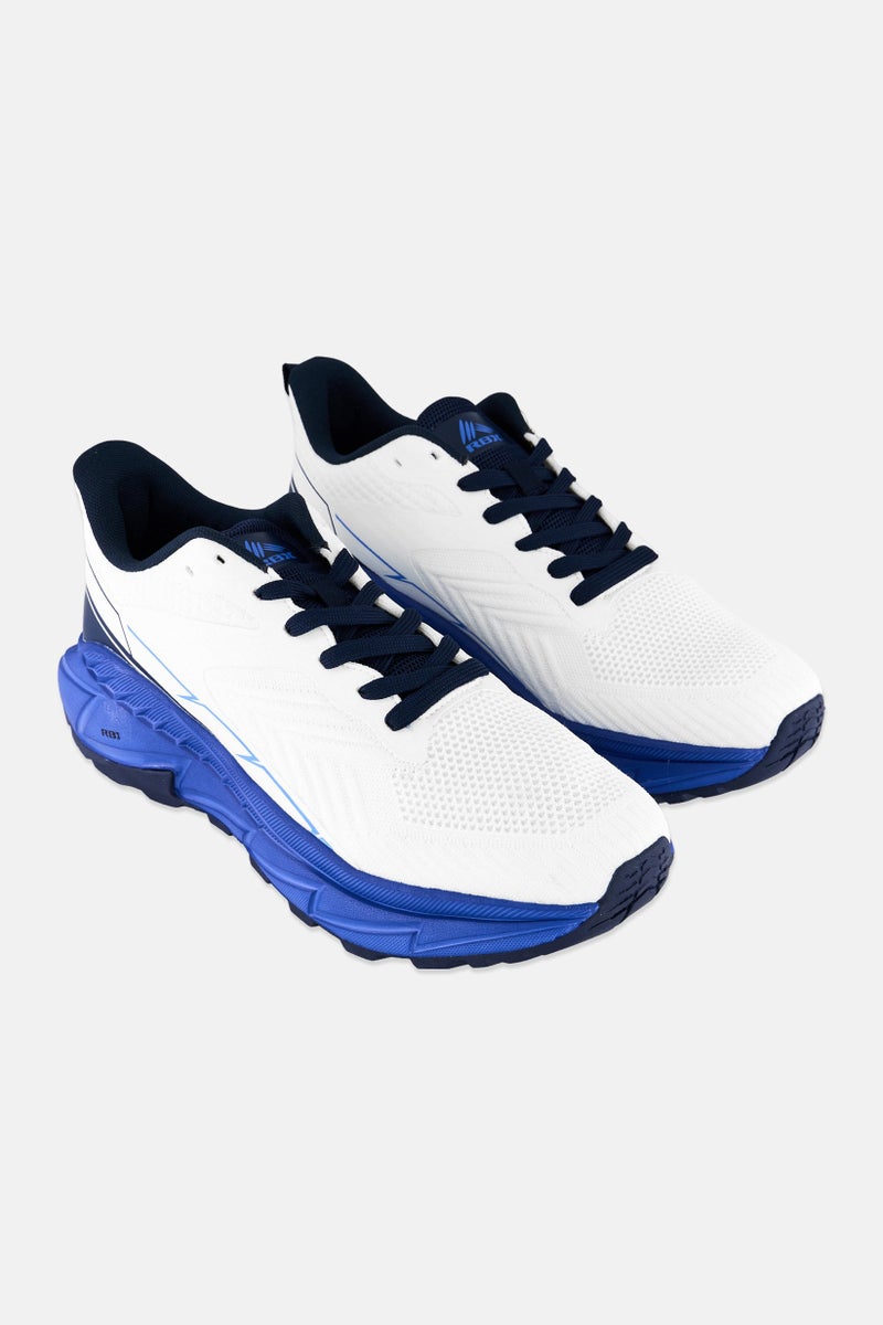 RBX Men Lace Up Running Shoes, White - Image 1