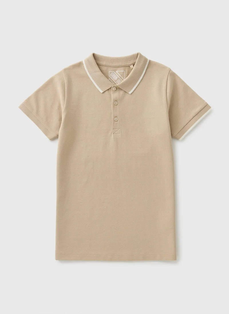 Matalan Boys Stone Casual Polo T-Shirt