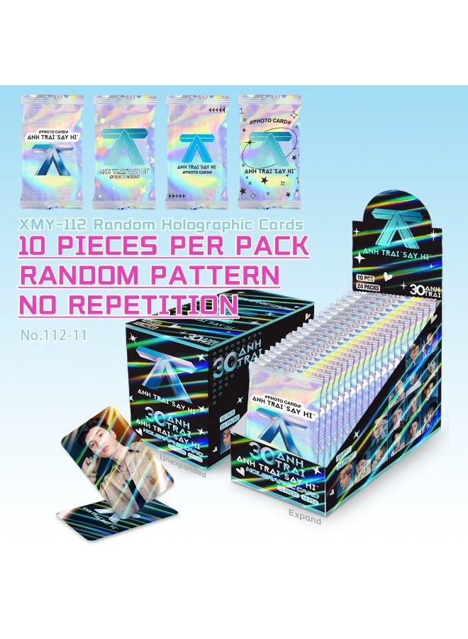 NIBEMINENT 10 Pcs Anh Trai Say Hi Lomo Cards Card For Fans Collection Gifts - Image 1