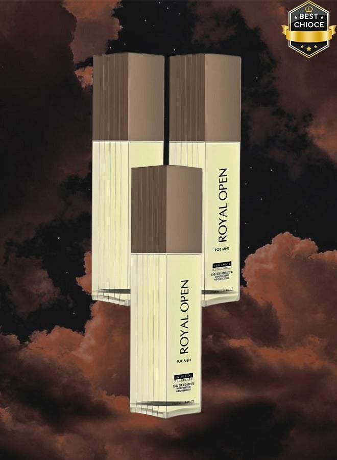 UNIVERSAL 3 Pieces Royal Open Perfume For Men 100ml EDT - Image 1