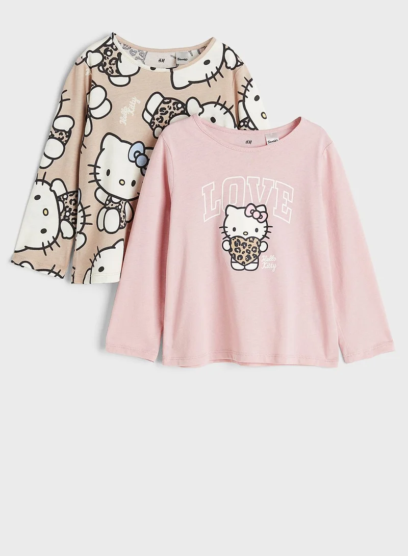 H&M Kids 2 Pack Printed Tops