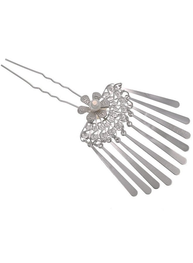 MIAO WU Japanese Fan Tassels Kimono Mini Hairpin Cosplay Kanzashi Flower Hanfu Hair Stick Christmas Hair Accessories Gift 1Pair - Image 4