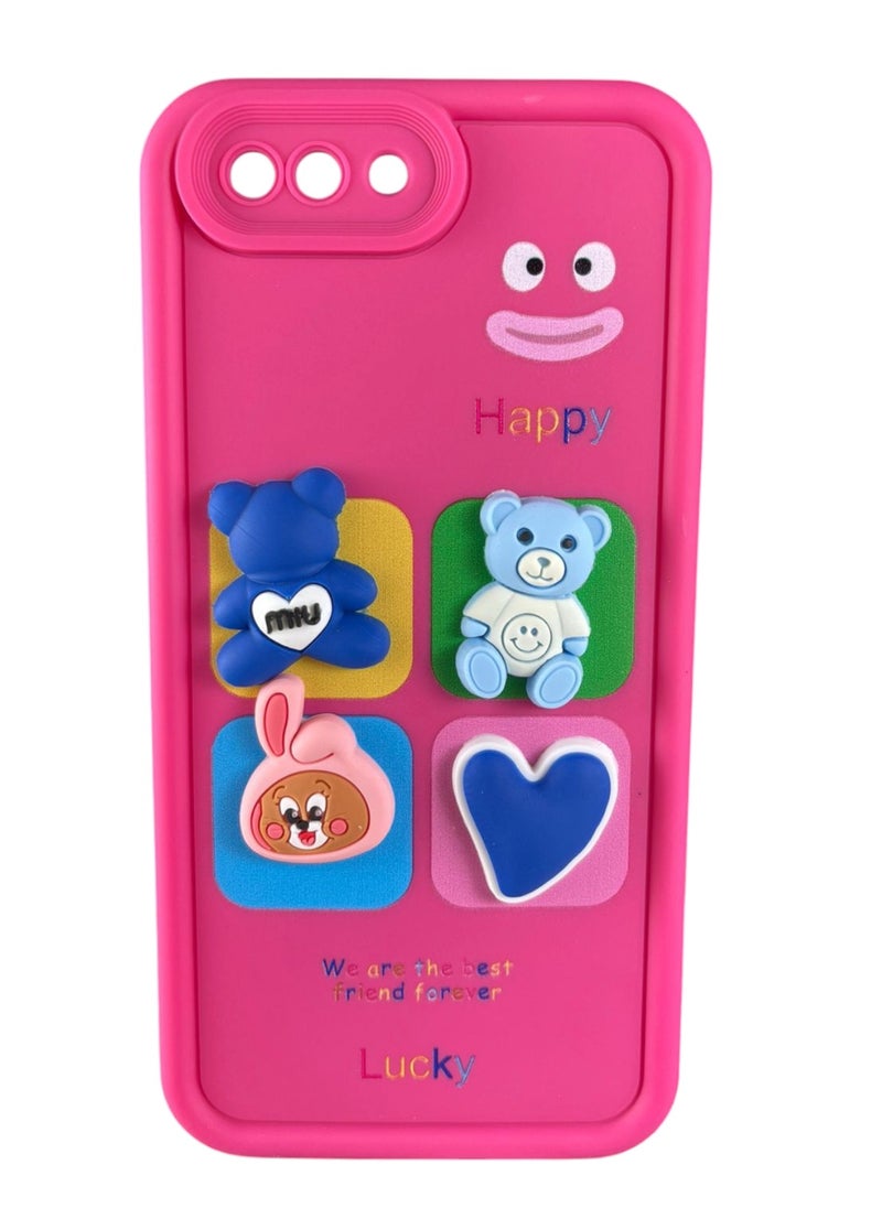 Generic - Back Cover Compatible With Phone Oppo A3S - Multi Color 342 - Image 1
