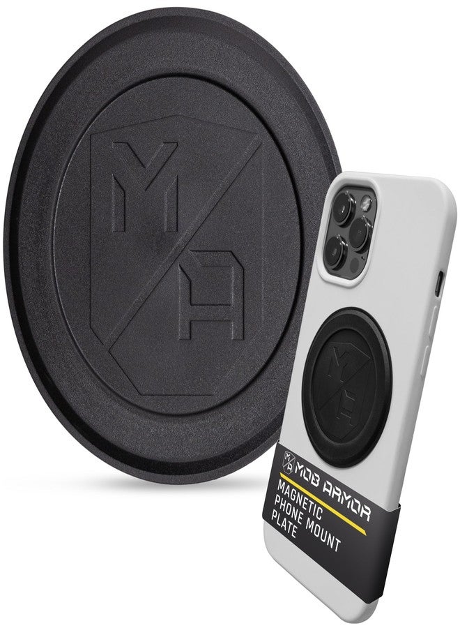 Mob Armor Magnet Flex Plate - Magnetic Phone Mount for iPhone, Android, Wireless Charging Compatible- 2mm Thick Rubber Magnetic Plate - - Image 1
