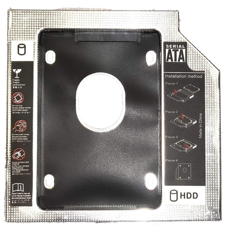4D 4 D (Label) SATA 2nd 2.5-inch Hard Drive Caddy for 12.7mm Universal CD/DVD-ROM - Image 1