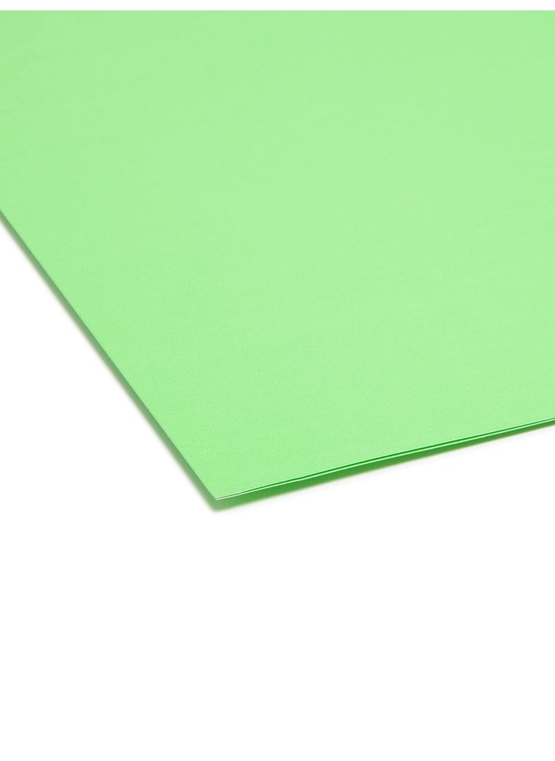 Smead Smead SuperTab File Folder, Oversized 1/3-Cut Tab, Letter Size, Assorted Bright Colors, 24 per Pack (11957)  - Image 4