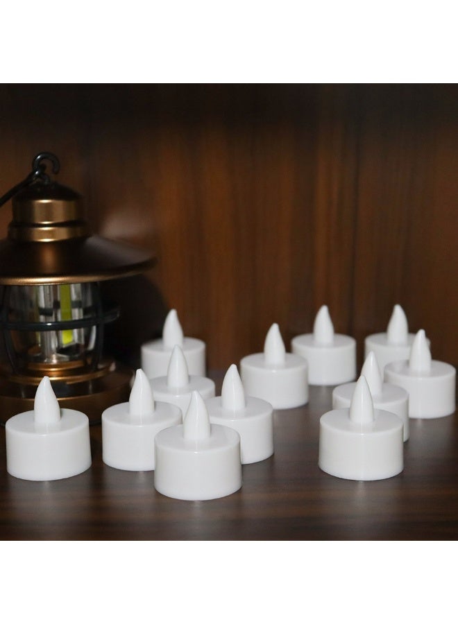 24pcs البطارية الإلكترونية أدى أضواء الشمعة لطيف ميني حفل زفاف بلا شعلة عيد الحب عيد الميلاد هالوين الشاي مصباح الشمع ضوء الديكور الرومانسي ضوء دافئ - Image 4