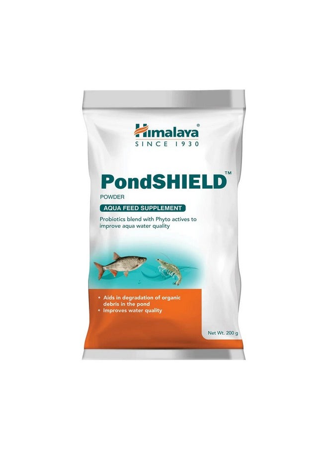 Himalaya Pondshield Powder 1 Kg (5 X 200Gm Pouch) - Natural Aquatic Treatment Enhances Water Quality, Clarity, And Ecosystem Balance For Improved Pond Health