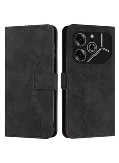 Best Choice Products For Tecno Pova 6 Pro Case,Premium Leather Wallet Case with Card Holder Kickstand Magnetic Closure Flip Folio Case Cover for Tecno Pova 6 Pro 5G,Black  - Image 1