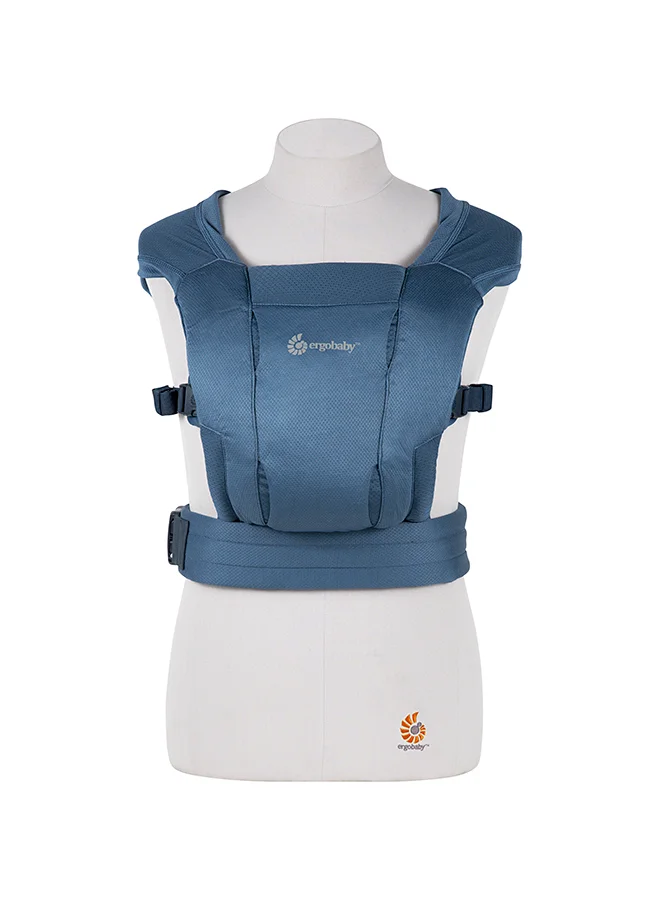 ergobaby Embrace Soft Air Mesh Ergonomic Baby Carrier For Newborns From Birth, Ergonomic 2 - Position Belly Carrier Front Carrier - Blue