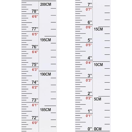 DSCMLIS 2PCS Growth Chart for Wall Height Measurement for Kids - Image 1