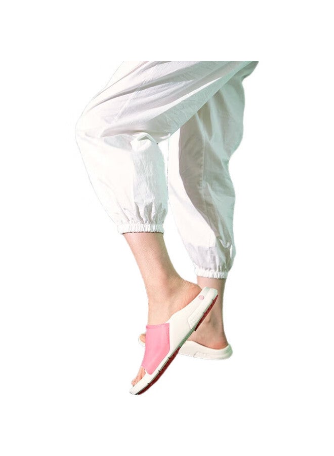 Kenroll Outdoor Non-Slip Slippers For Men And Women, All-Season Odorless Shower Sandals, Beach Pink, Size 39/40 - Image 1