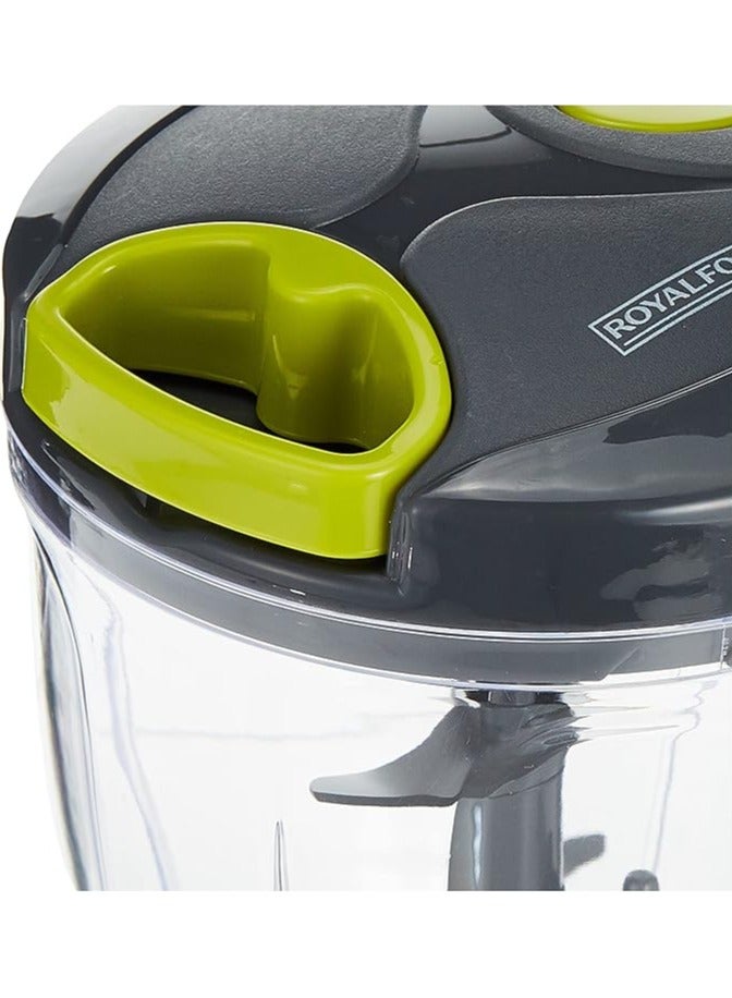 Royalford Pull Chopper 5 Blade 900 ml, Multi-Colour, RF9785 - Image 3