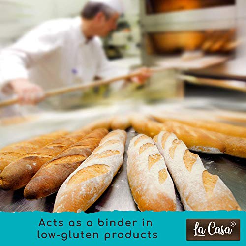 La Casa Premium Vital Wheat Gluten | 75% + Protein | Unbleached & Natural | 400g | - Image 4