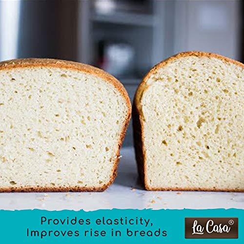La Casa Premium Vital Wheat Gluten | 75% + Protein | Unbleached & Natural | 400g | - Image 3