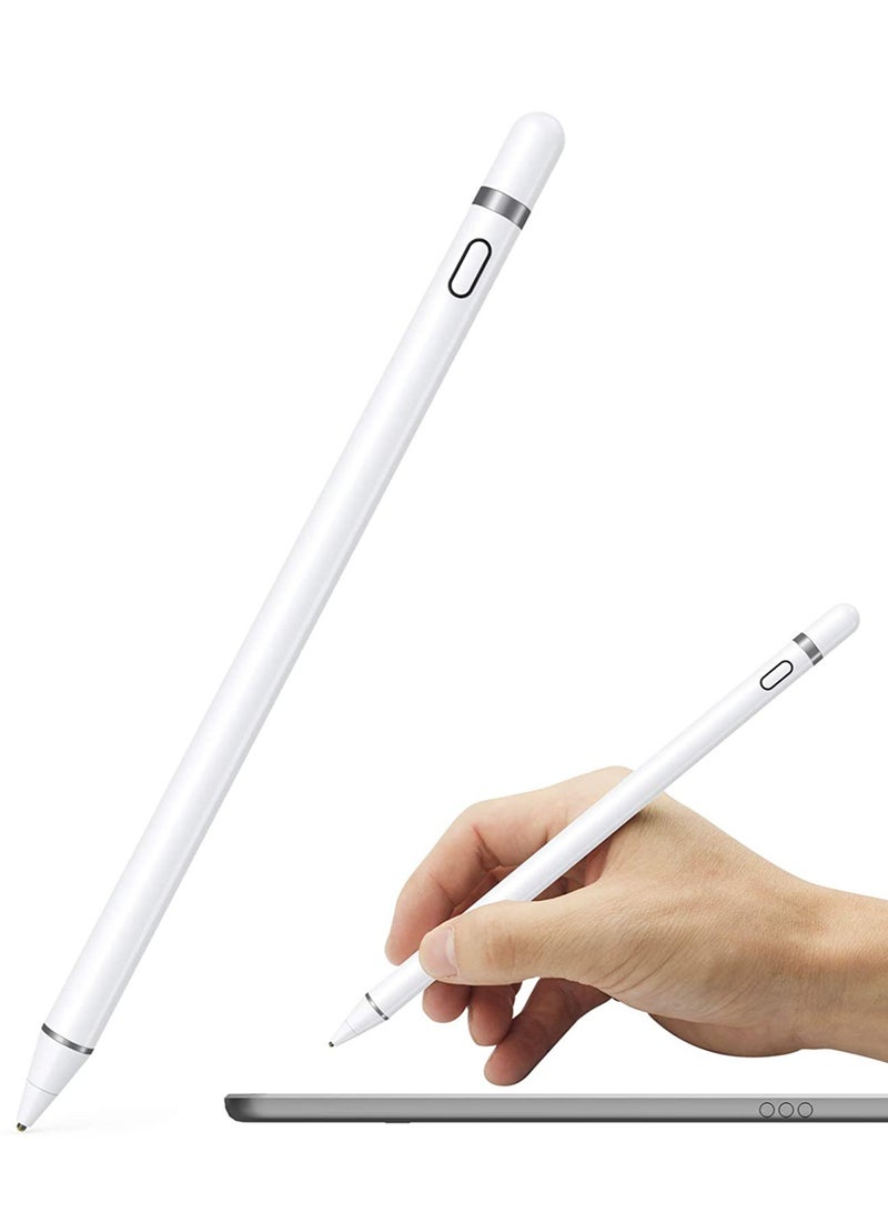 Capacitive Digital Stylus Pen For iPad 5th Generation White