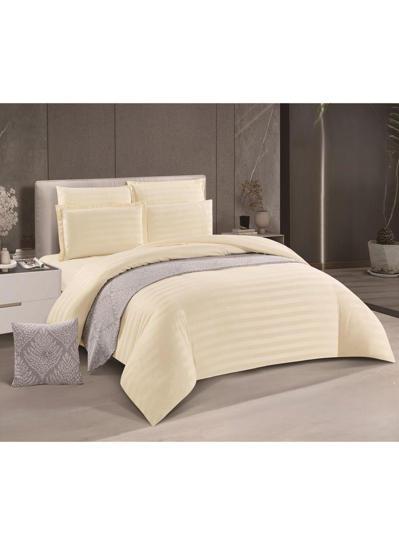 مارك مفرش نفرين فندقي ملكي ليمنحك الاناقة والراحه من اجود أنواع الخامات مقاس 240*260سم - Image 1