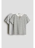 H&M Grey Melange Dusty Light