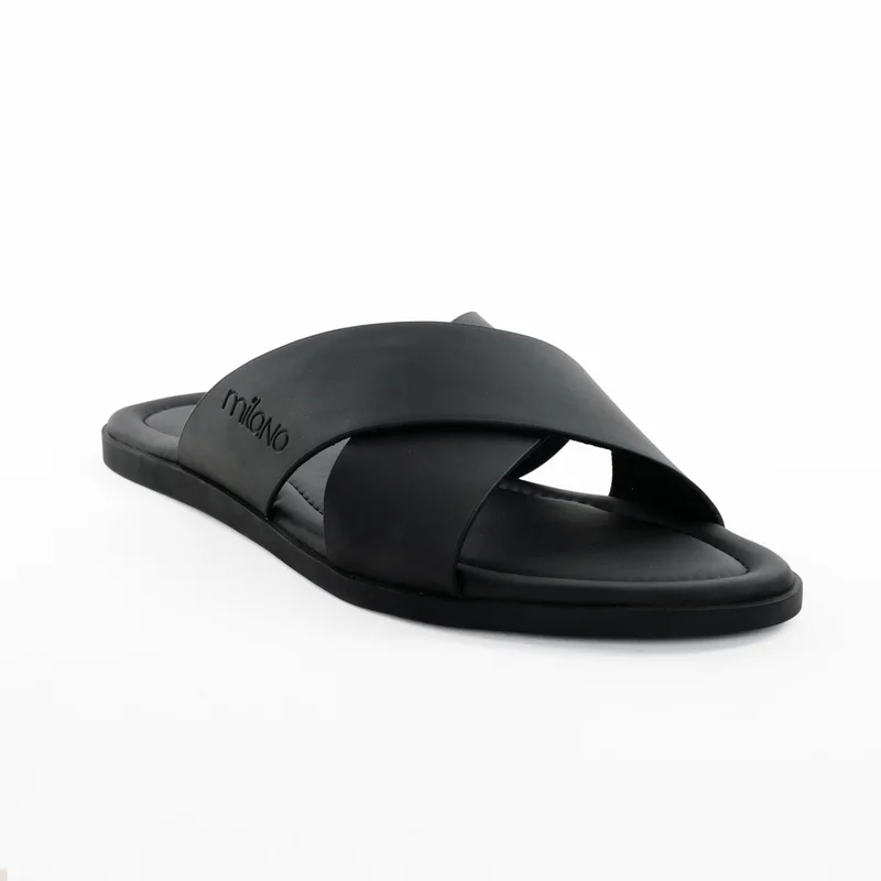 Milano Avir Mens Sandals-Black