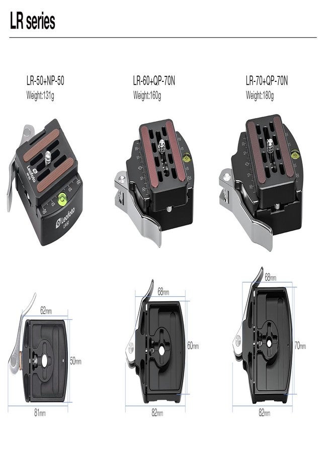 ليوفوتو مشبك التحرير السريع من ليوفوتو LR-50+NP-50 - Image 3