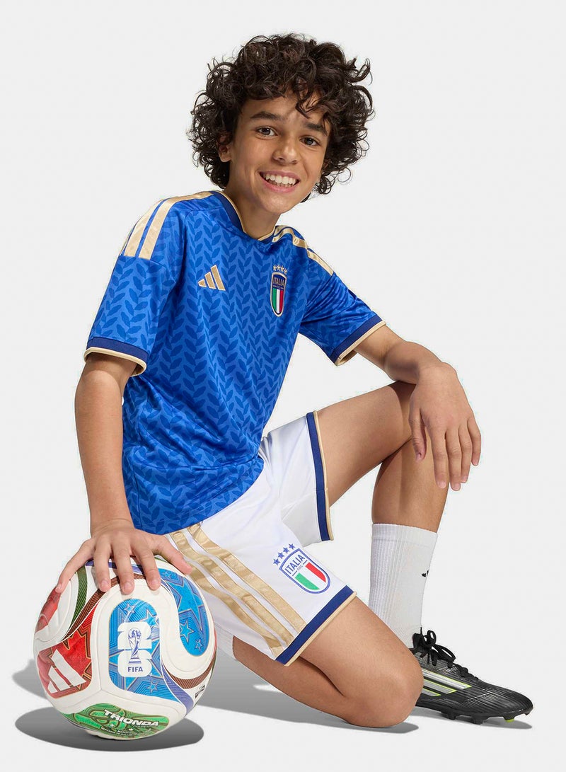 Adidas Italy 26 Home Kids Shorts - Image 5