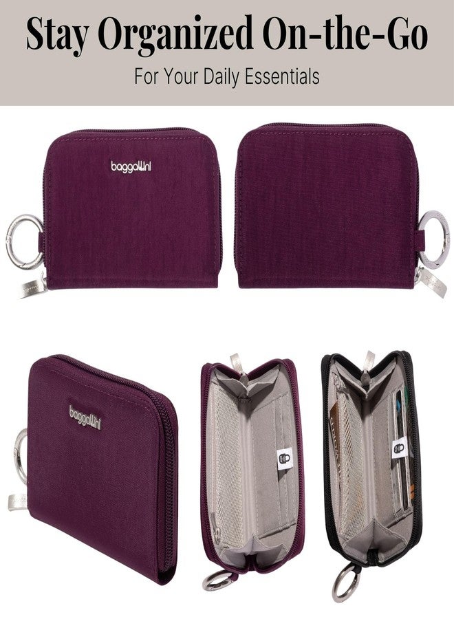 Baggallini Deluxe Card Case - Lightweight 5.5"x3.3" RFID Protected Womens Wallet Card Holder - Image 4