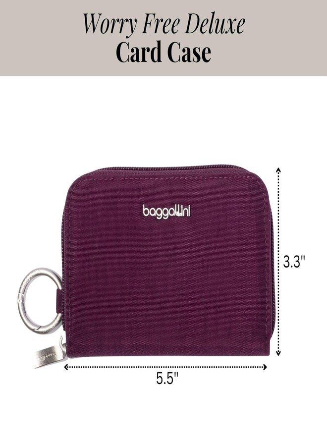 Baggallini Deluxe Card Case - Lightweight 5.5"x3.3" RFID Protected Womens Wallet Card Holder - Image 3