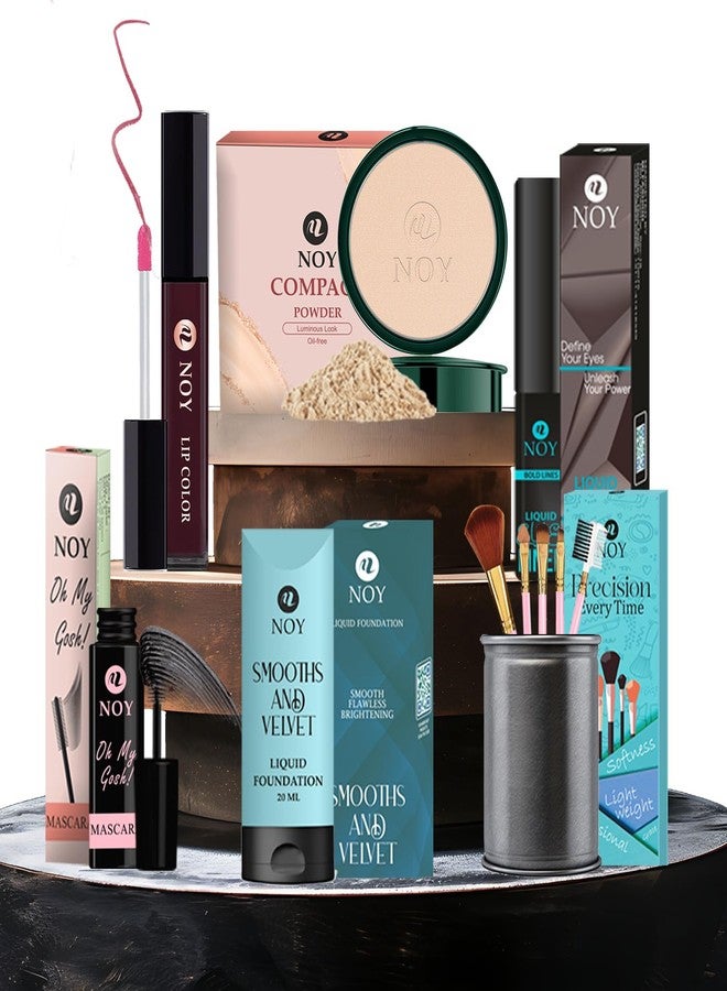 Noy Makeup Gift Set For Women Redefine Your Beauty Routine with a Matte Finish Pack of 10#105 - Image 2