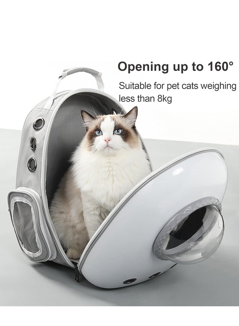 Vparty Pet Space Capsule Backpack, Small Medium Cat Puppy Dog Carrier, Breathable Heat Proof, Pet Carrier for Travel Hiking Walking Camping, Airline Approved Cat Bubble Backpack - Image 5