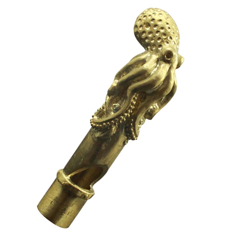 Copper Octopus Whistle Portable Metal Safety Whistle for Hiking Camping Outdoor Sports - Image 2