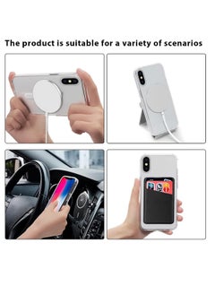 MIGOFAST Magnetic Clear Back Designed for iPhone Xs Max Clear Phone Case Compatible with Mag safe Slim Protective Cover  - Image 2