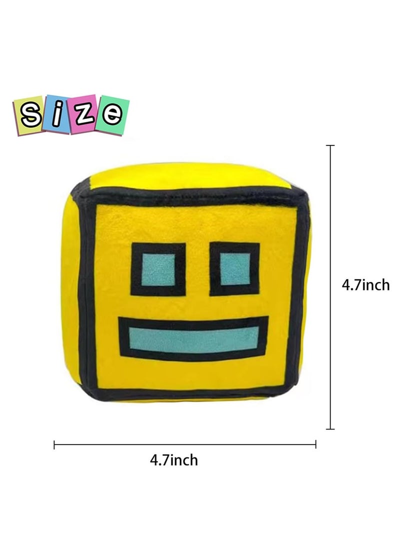 Geometry Dash Game Plush Toy, Soft Plush Game Toy, Stuffed Toy for Kids