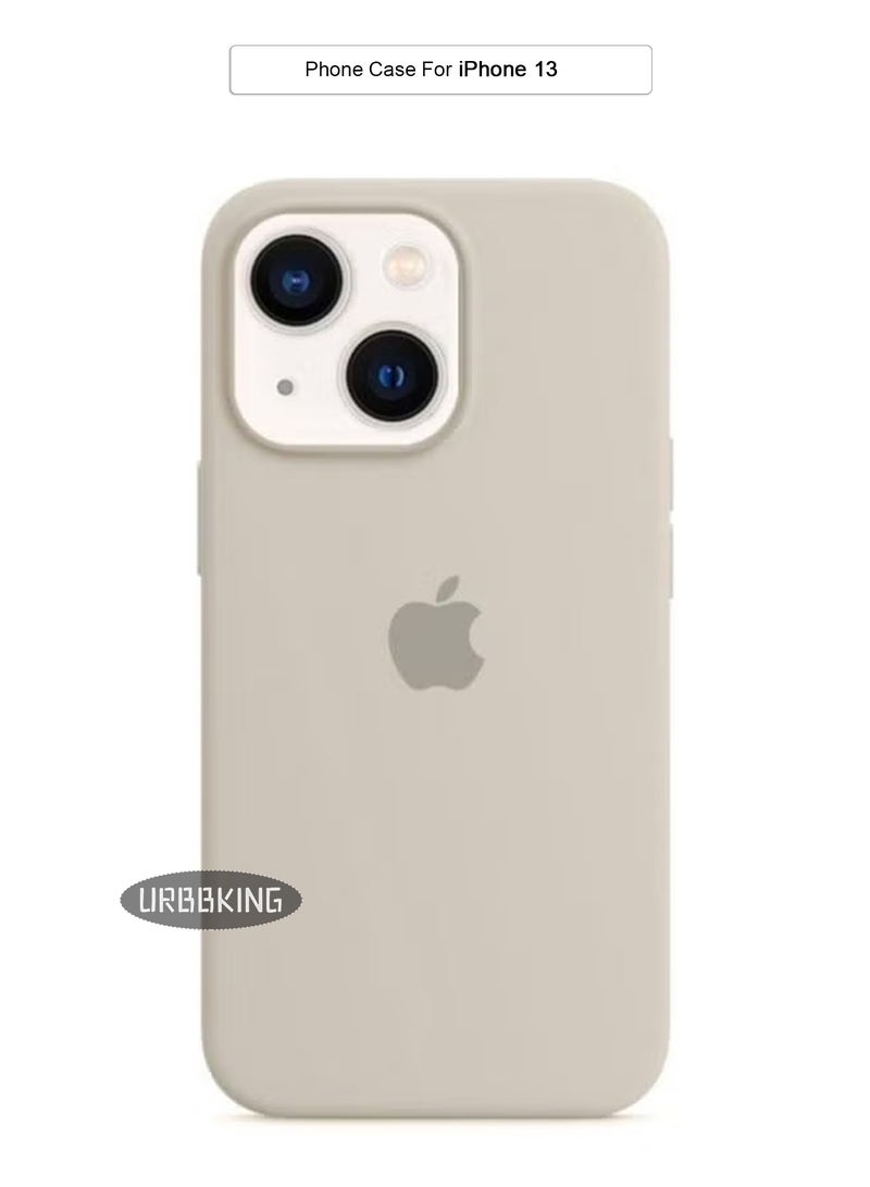 URBBKING Protective Soft Silicone Case Cover for Apple iPhone 13 Pro Mx Stone  - Image 1