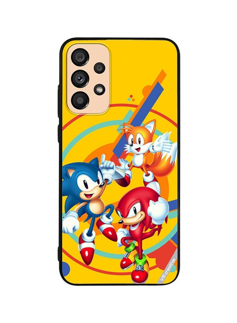 Protective Case Cover For Samsung Galaxy A72 Sonic Design Multicolour