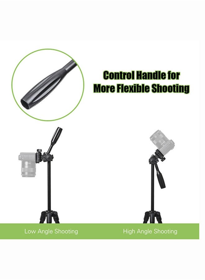 Yunteng VCT-5208 Portable Tripod Stand With Remote Shutter Black  - Image 5