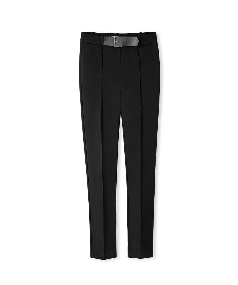 Ipekyol High-Waist Belted Skinny Trousers