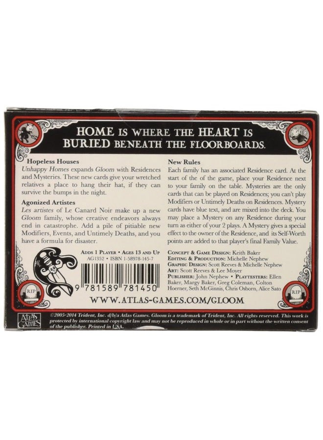Atlas Games ATG01352 - Gloom - Unhappy Homes, 2nd Edition, Kartenspiel - Image 2