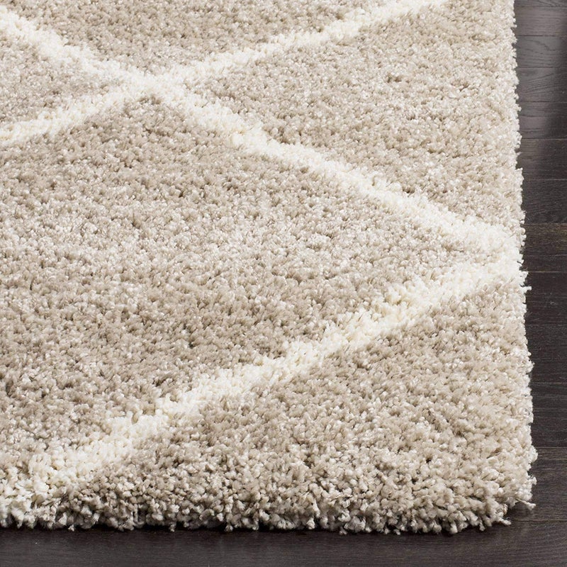 imsid Shaggy Floor Carpets for Living Room, Elegant Bed Side Runner, Modern Carpets for Bedroom, Drawing Room,Carpets for Living Room Etc.Color-Beige N Ivory Size 4x6 feet - Image 2