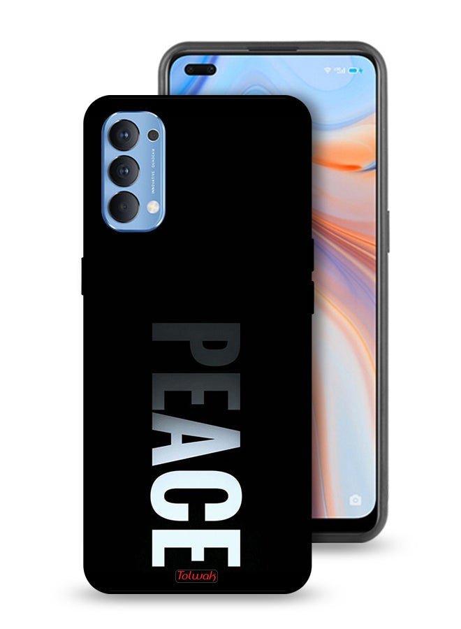 Tolwak Oppo Reno4 4G Protective Case Cover Peace  - Image 1