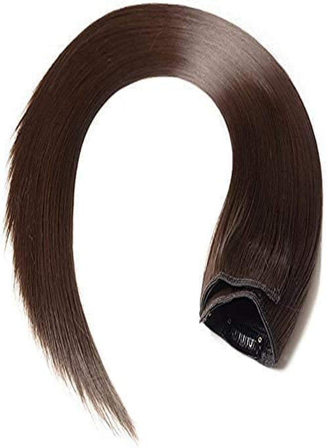 Fully Silk Base Hair Closure Topper for Women and Girls to Add Volume (Brown) - Image 3
