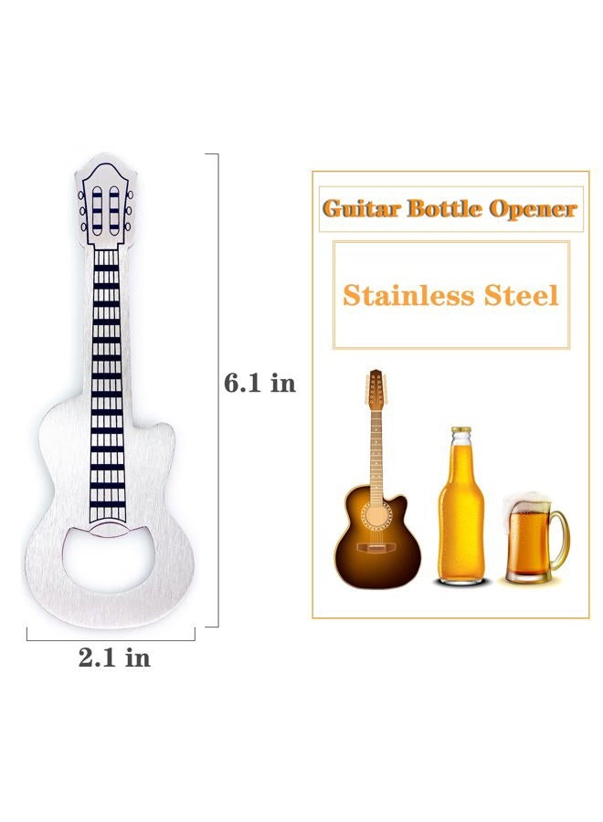 LanHong 2 Piece/Set Guitar Bottle Opener Creative Music Beer Opener, Guitar Shaped Bottle Opener for Music Guitar Lover - Image 2