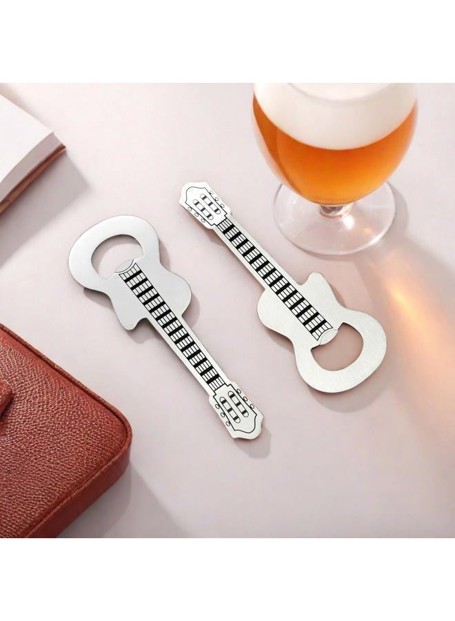 LanHong 2 Piece/Set Guitar Bottle Opener Creative Music Beer Opener, Guitar Shaped Bottle Opener for Music Guitar Lover - Image 5