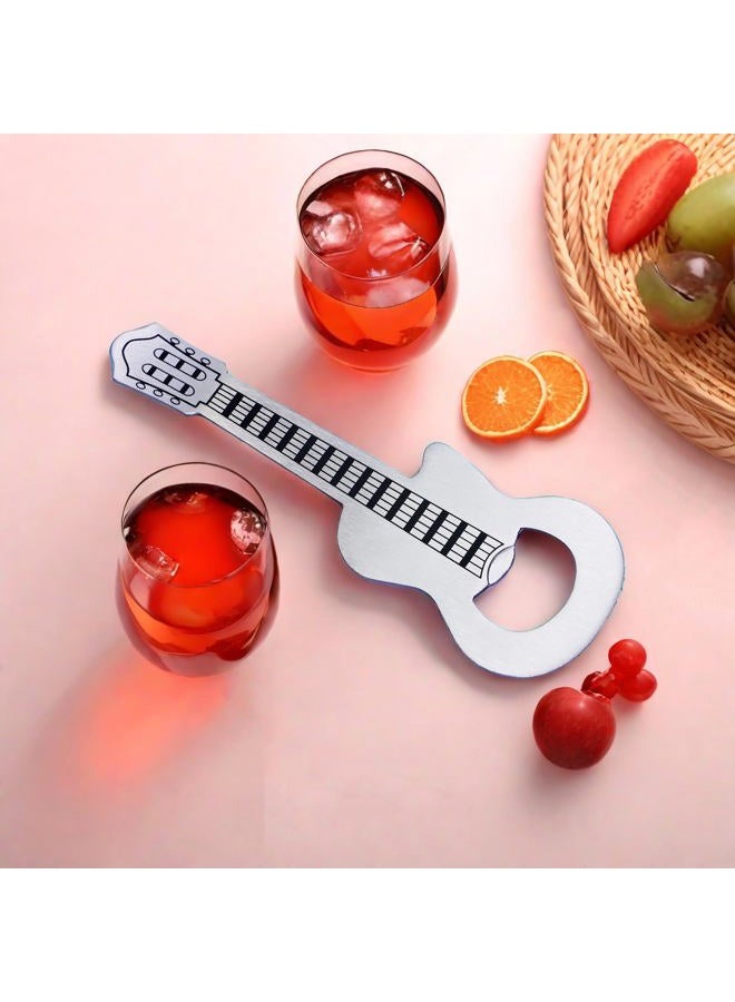 LanHong 2 Piece/Set Guitar Bottle Opener Creative Music Beer Opener, Guitar Shaped Bottle Opener for Music Guitar Lover - Image 3