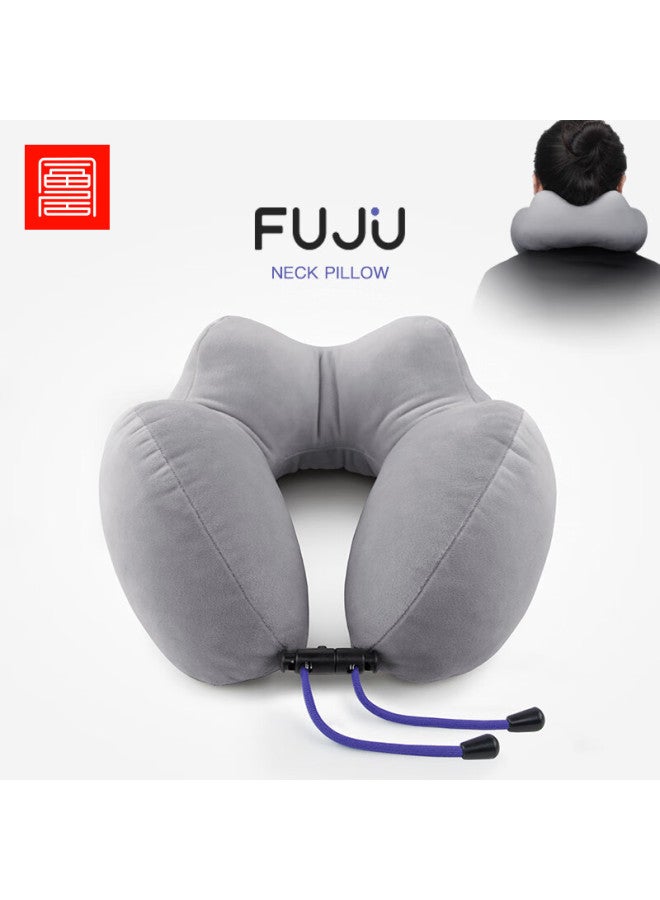 Foojo U-shaped Neck Pillow For Office, Airplane Travel, Portable Car U-shaped Pillow, Pp Cotton Student Nap Pillow - Image 1
