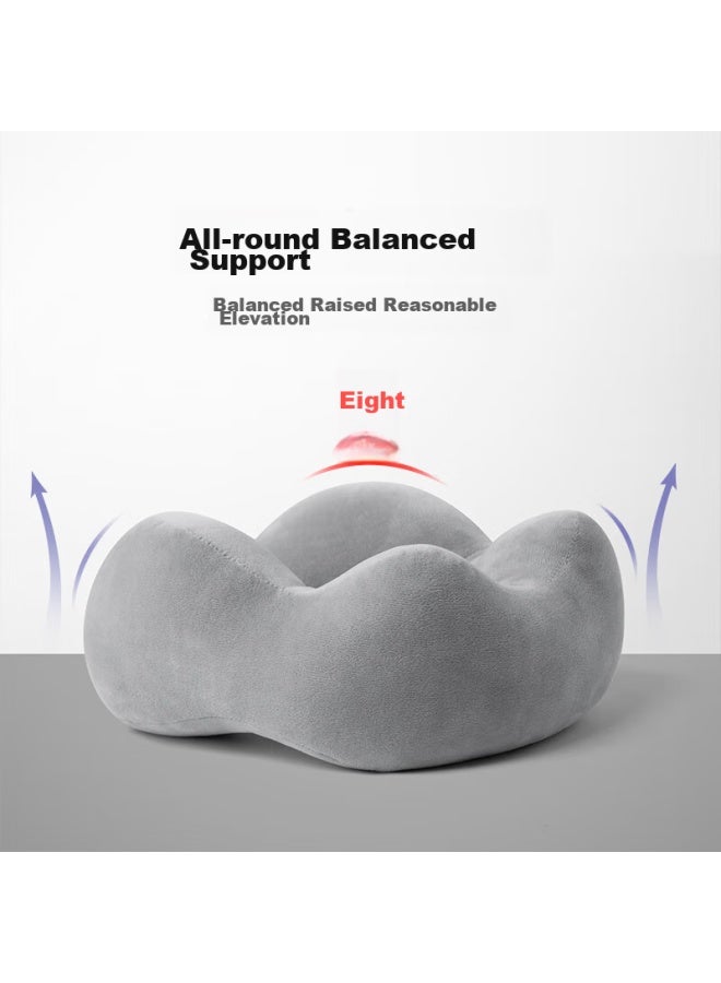 Foojo U-shaped Neck Pillow For Office, Airplane Travel, Portable Car U-shaped Pillow, Pp Cotton Student Nap Pillow - Image 2
