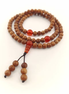 Fianser Prayer Beads 100% Natural Kuka Red Aqeeq Agate Carnelian Handmade Tasbih Tasbeeh Zikr 99 6mm Dua Coco de Mer Muslim Islamic Arabic Ramadan Gift Exquisite  - Image 2
