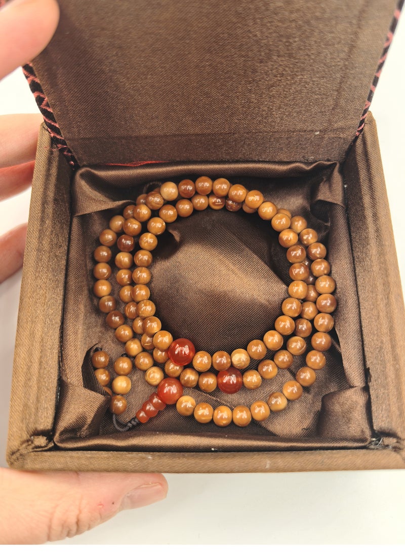 Fianser Prayer Beads 100% Natural Kuka Red Aqeeq Agate Carnelian Handmade Tasbih Tasbeeh Zikr 99 6mm Dua Coco de Mer Muslim Islamic Arabic Ramadan Gift Exquisite - Image 3