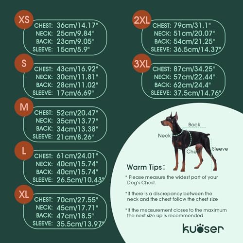 Kuoser Dog Surgery Suit for Back Legs Dog Rear Leg Sleeve to Stop Licking Female Spay Recovery Suit for Dogs After Surgery Pet Puppy Surgical Pants Onesie for Abdomen Wounds Skin Disease - Image 3